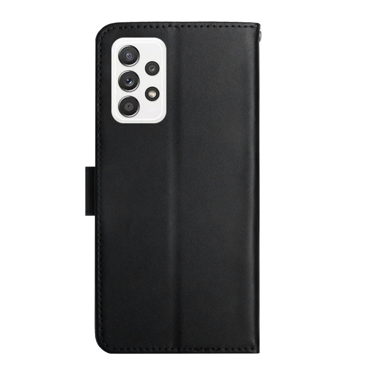 For Samsung Galaxy A53 5G Genuine Leather Fingerprint-proof Horizontal Flip Phone Case(Black) - Galaxy Phone Cases by buy2fix | Online Shopping UK | buy2fix