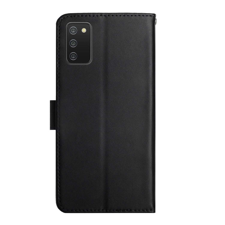 For Samsung Galaxy A03s Genuine Leather Fingerprint-proof Horizontal Flip Phone Case(Black) - Galaxy Phone Cases by buy2fix | Online Shopping UK | buy2fix