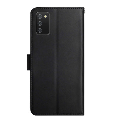 For Samsung Galaxy A03s Genuine Leather Fingerprint-proof Horizontal Flip Phone Case(Black) - Galaxy Phone Cases by buy2fix | Online Shopping UK | buy2fix