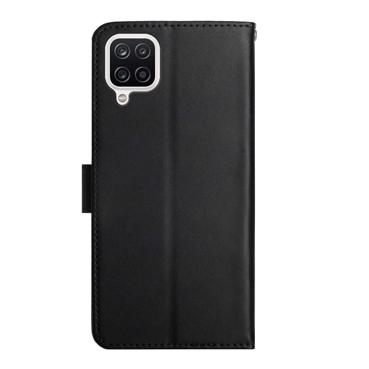 For Samsung Galaxy A12 Genuine Leather Fingerprint-proof Horizontal Flip Phone Case(Black) - Galaxy Phone Cases by buy2fix | Online Shopping UK | buy2fix