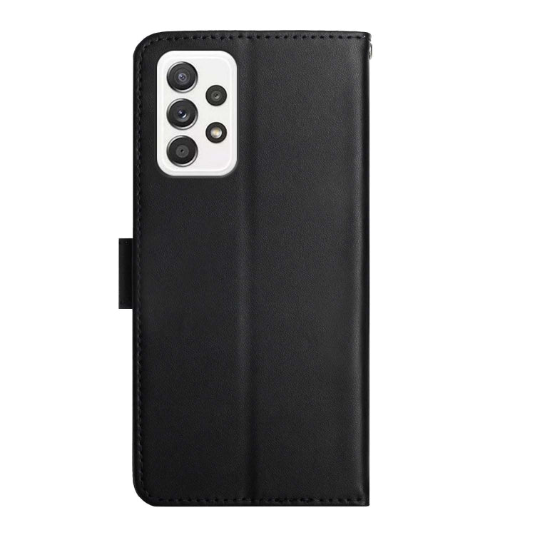 For Samsung Galaxy A32 Genuine Leather Fingerprint-proof Horizontal Flip Phone Case(Black) - Galaxy Phone Cases by buy2fix | Online Shopping UK | buy2fix