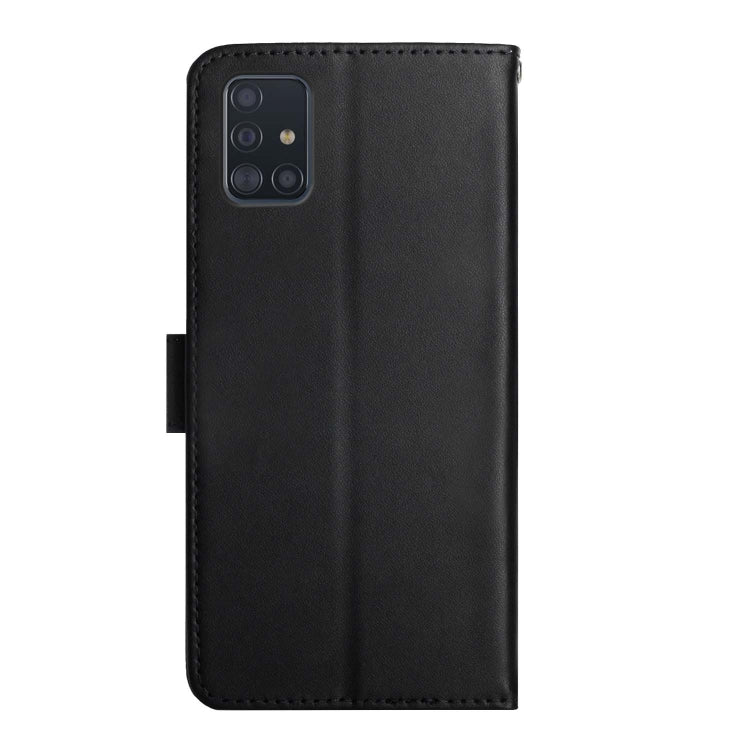 For Samsung Galaxy A71 Genuine Leather Fingerprint-proof Horizontal Flip Phone Case(Black) - Galaxy Phone Cases by buy2fix | Online Shopping UK | buy2fix