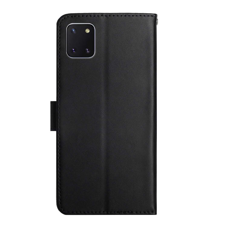 For Samsung Galaxy A81 Genuine Leather Fingerprint-proof Horizontal Flip Phone Case(Black) - Galaxy Phone Cases by buy2fix | Online Shopping UK | buy2fix