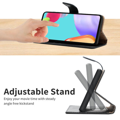 For Samsung Galaxy A81 Genuine Leather Fingerprint-proof Horizontal Flip Phone Case(Black) - Galaxy Phone Cases by buy2fix | Online Shopping UK | buy2fix