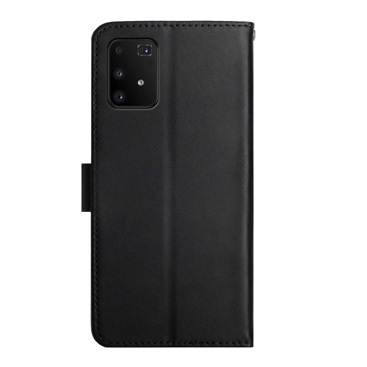 For Samsung Galaxy A91 Genuine Leather Fingerprint-proof Horizontal Flip Phone Case(Black) - Galaxy Phone Cases by buy2fix | Online Shopping UK | buy2fix