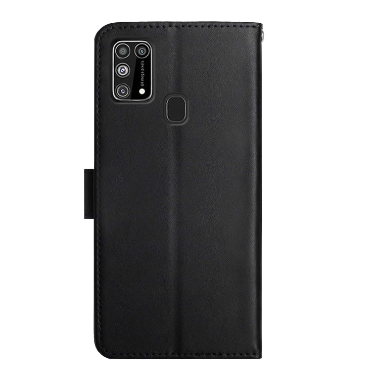 For Samsung Galaxy M31 Genuine Leather Fingerprint-proof Horizontal Flip Phone Case(Black) - Galaxy Phone Cases by buy2fix | Online Shopping UK | buy2fix