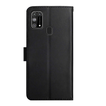For Samsung Galaxy M31 Genuine Leather Fingerprint-proof Horizontal Flip Phone Case(Black) - Galaxy Phone Cases by buy2fix | Online Shopping UK | buy2fix