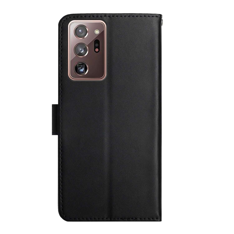 For Samsung Galaxy Note20 Ultra Genuine Leather Fingerprint-proof Horizontal Flip Phone Case(Black) - Galaxy Note20 Ultra Cases by buy2fix | Online Shopping UK | buy2fix