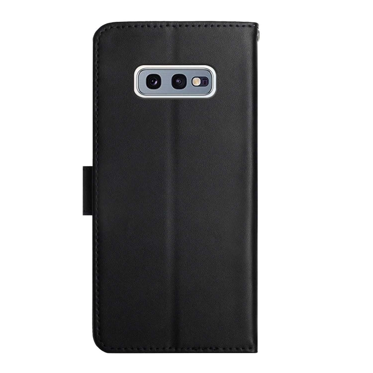 For Samsung Galaxy S10e Genuine Leather Fingerprint-proof Horizontal Flip Phone Case(Black) - Galaxy Phone Cases by buy2fix | Online Shopping UK | buy2fix