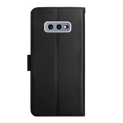 For Samsung Galaxy S10e Genuine Leather Fingerprint-proof Horizontal Flip Phone Case(Black) - Galaxy Phone Cases by buy2fix | Online Shopping UK | buy2fix