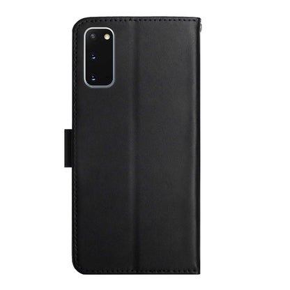 For Samsung Galaxy S20 Genuine Leather Fingerprint-proof Horizontal Flip Phone Case(Black) - Galaxy Phone Cases by buy2fix | Online Shopping UK | buy2fix