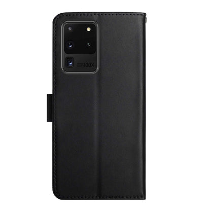 For Samsung Galaxy S20 Ultra Genuine Leather Fingerprint-proof Horizontal Flip Phone Case(Black) - Galaxy Phone Cases by buy2fix | Online Shopping UK | buy2fix