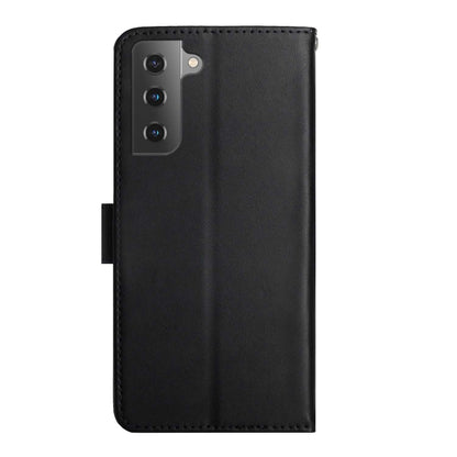 For Samsung Galaxy S22+ 5G Genuine Leather Fingerprint-proof Horizontal Flip Phone Case(Black) - Galaxy S22+ 5G Cases by buy2fix | Online Shopping UK | buy2fix