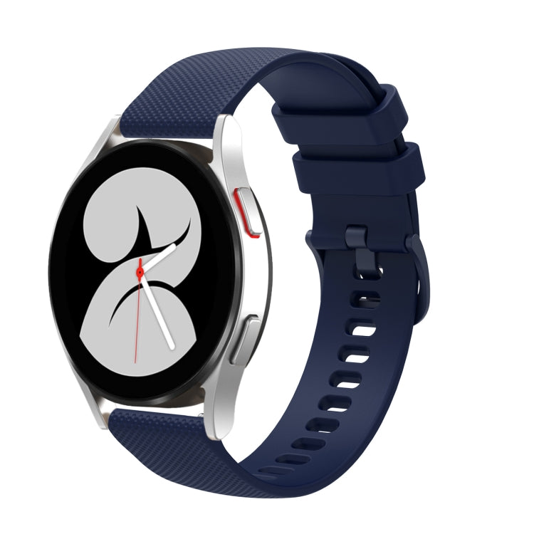 20mm Pockmarked Tonal Buckle Silicone Watch Band for Huawei Watch / Samsung Galaxy Watch(Grey) by buy2fix