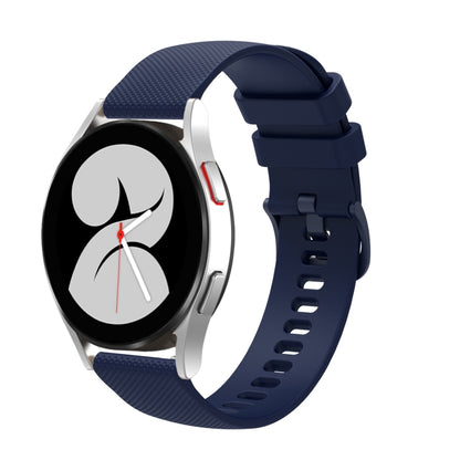 20mm Pockmarked Tonal Buckle Silicone Watch Band for Huawei Watch / Samsung Galaxy Watch(Grey) by buy2fix