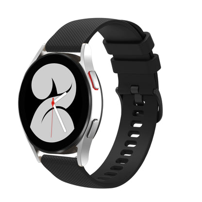 22mm Pockmarked Tonal Buckle Silicone Watch Band for Huawei Watch / Samsung Galaxy Watch(Grey) by buy2fix