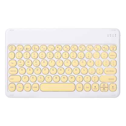 For Xiaomi Pad 6S Pro 12.4 2024 +X3 Candy Color Round Keys Bluetooth Keyboard Leather Case(Lemon Yellow) - Xiaomi Keyboard by buy2fix | Online Shopping UK | buy2fix