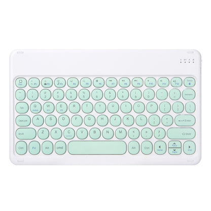 For Xiaomi Pad 6S Pro 12.4 2024 +X3 Candy Color Round Keys Bluetooth Keyboard Leather Case(Fresh Green) - Xiaomi Keyboard by buy2fix | Online Shopping UK | buy2fix