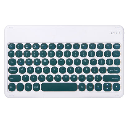For Xiaomi Pad 6S Pro 12.4 2024 +X3 Candy Color Round Keys Bluetooth Keyboard Leather Case(Dark Night Green) - Xiaomi Keyboard by buy2fix | Online Shopping UK | buy2fix