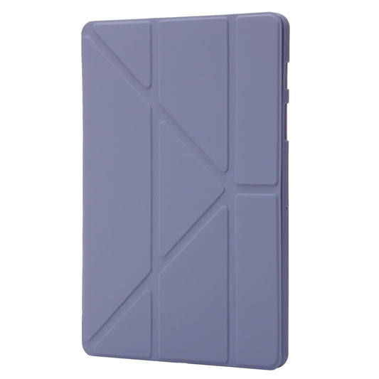 For Samsung Galaxy Tab S8 / S7 Deformation Silicone Leather Tablet Case(Purple) by buy2fix