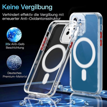 For iPhone 12 Cat-eye TPU + Acrylic Magsafe Phone Case(Purple) by buy2fix