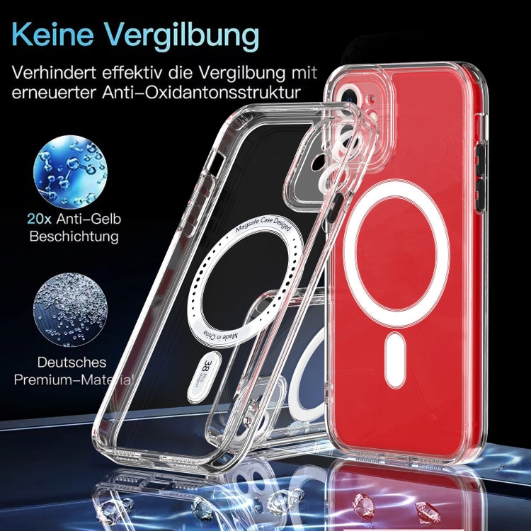 For iPhone 11 Cat-eye TPU + Acrylic Magsafe Phone Case (Purple) by buy2fix