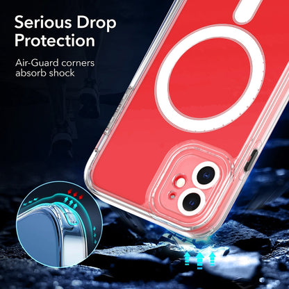 For iPhone 11 Cat-eye TPU + Acrylic Magsafe Phone Case (Purple) by buy2fix