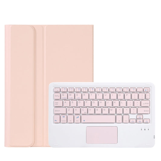 OP11-A Lambskin Texture Ultra-thin Bluetooth Keyboard Leather Case with Touchpad For OPPO Pad 11 inch(Pink) - OPPO Keyboard by buy2fix | Online Shopping UK | buy2fix
