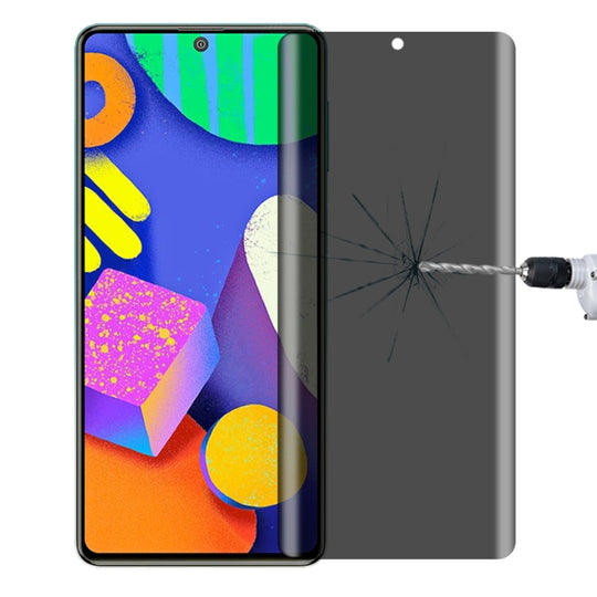 Full Cover Anti-peeping Tempered Glass Film For Samsung Galaxy F62