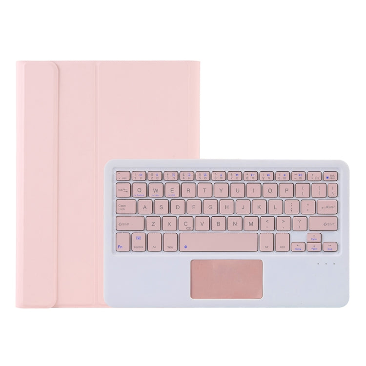 A610B-A Candy Color Bluetooth Keyboard Leather Case with Pen Slot & Touchpad For Samsung Galaxy Tab S6 Lite 10.4 inch SM-P610 / SM-P615(Pink) - Samsung Keyboard by buy2fix | Online Shopping UK | buy2fix