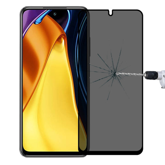 Full Cover Anti-peeping Tempered Glass Film For Xiaomi Poco M3 Pro