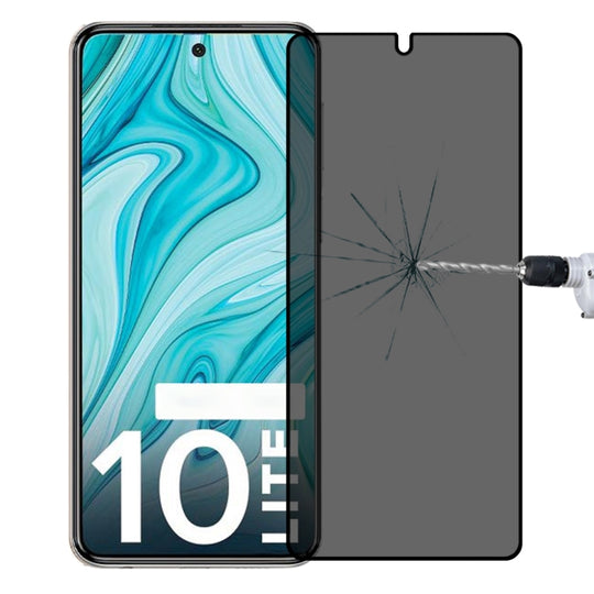 Full Cover Anti-peeping Tempered Glass Film For Xiaomi Redmi Note 10 Lite
