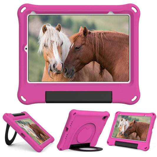 For iPad mini 2024 /mini 6 EVA Handle Holder Tablet Case(Rose Red) - iPad mini 6 Cases by buy2fix | Online Shopping UK | buy2fix