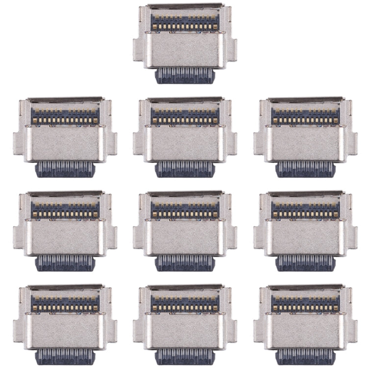 For Samsung Galaxy Z Fold2 5G/W21 5G SM-F916B 10pcs Charging Port Connector - Tail Connector by buy2fix | Online Shopping UK | buy2fix