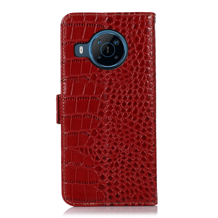 For Nokia X100 Crocodile Top Layer Cowhide Leather Phone Case(Red) - Nokia Cases by buy2fix | Online Shopping UK | buy2fix