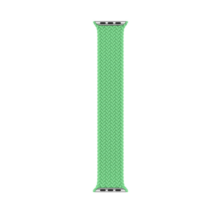 135mm Nylon Braided Watch Band For Apple Watch Ultra 49mm&Watch Ultra 2 49mm / Series 9&8&7 45mm / SE 3&SE 2&6&SE&5&4 44mm / 3&2&1 42mm (Green) by buy2fix