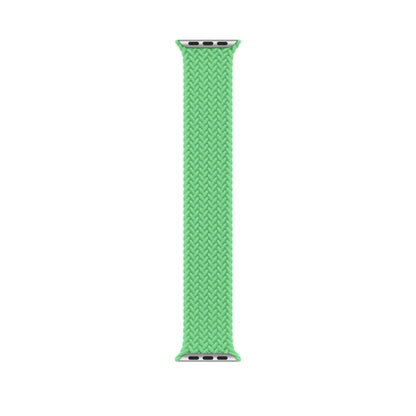 135mm Nylon Braided Watch Band For Apple Watch Ultra 49mm&Watch Ultra 2 49mm / Series 9&8&7 45mm / SE 3&SE 2&6&SE&5&4 44mm / 3&2&1 42mm (Green) by buy2fix