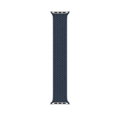 150mm Nylon Braided Watch Band For Apple Watch Ultra 49mm&Watch Ultra 2 49mm / Series 9&8&7 45mm / SE 3&SE 2&6&SE&5&4 44mm / 3&2&1 42mm(Dark Blue) by buy2fix