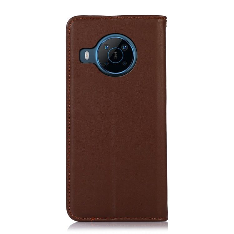For Nokia X100 KHAZNEH Nappa Top Layer Cowhide Leather Phone Case(Brown) - Nokia Cases by buy2fix | Online Shopping UK | buy2fix