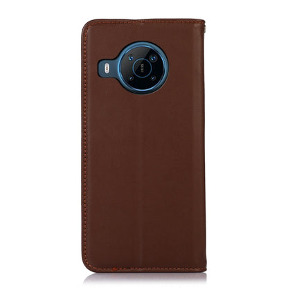 For Nokia X100 KHAZNEH Nappa Top Layer Cowhide Leather Phone Case(Brown) - Nokia Cases by buy2fix | Online Shopping UK | buy2fix