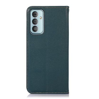 For Samsung Galaxy F23 5G / M23 KHAZNEH Nappa Top Layer Cowhide Leather Phone Case(Green) - Galaxy Phone Cases by buy2fix | Online Shopping UK | buy2fix