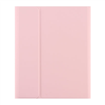 Round Cap Bluetooth Keyboard Leather Case with Pen Slot for Samsung Galaxy Tab S6 Lite, Specification:without Touchpad(Pink+Pink Keyboard) - Samsung Keyboard by buy2fix | Online Shopping UK | buy2fix