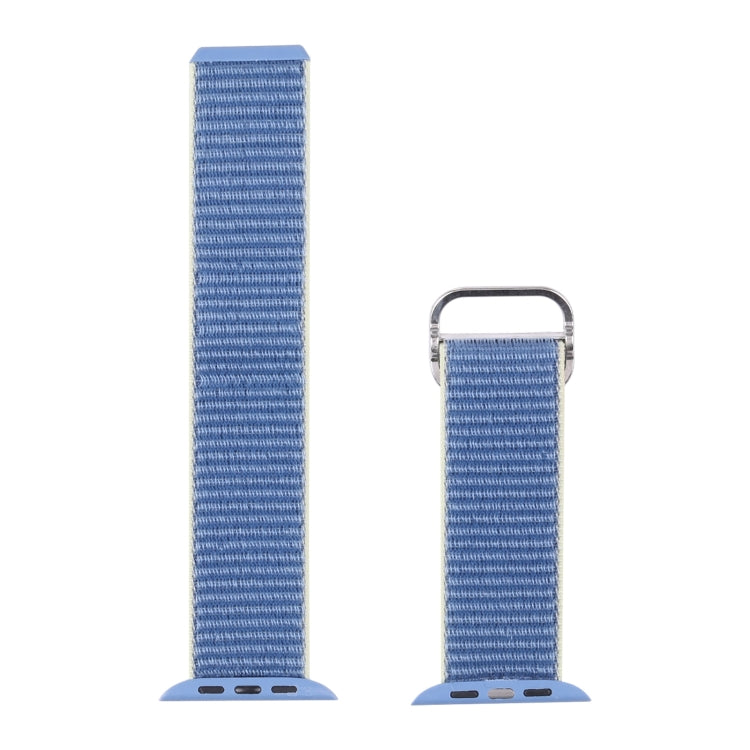 Nylon Watch Band For Apple Watch Ultra 49mm&Watch Ultra 2 49mm / Series 9&8&7 45mm / SE 3&SE 2&6&SE&5&4 44mm / 3&2&1 42mm(Seashell) by buy2fix