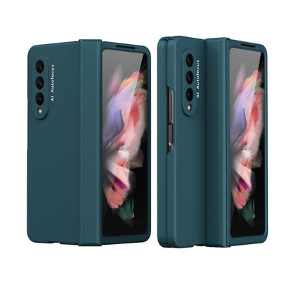 For Samsung Galaxy Z Fold3 5G 360 Full Body Hinge Flip Phone Case(Green) - Galaxy Phone Cases by buy2fix | Online Shopping UK | buy2fix