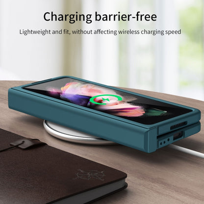 For Samsung Galaxy Z Fold3 5G 360 Full Body Hinge Flip Phone Case(Black) - Galaxy Phone Cases by buy2fix | Online Shopping UK | buy2fix