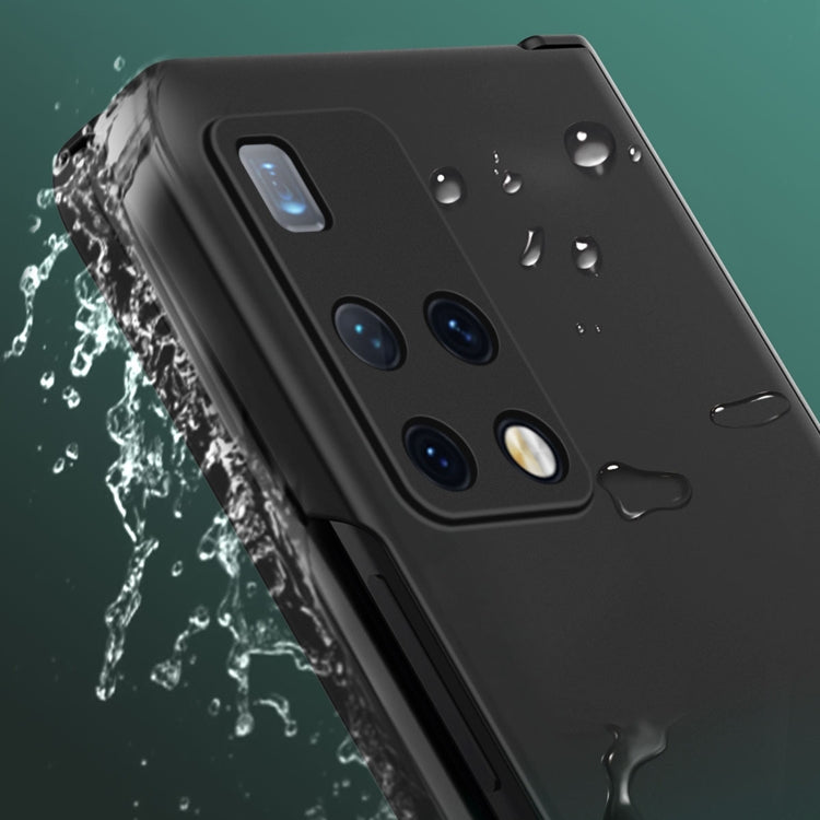 For Huawei Mate X2 Colorful Gradient Phone Case(Black White) - Huawei Cases by buy2fix | Online Shopping UK | buy2fix