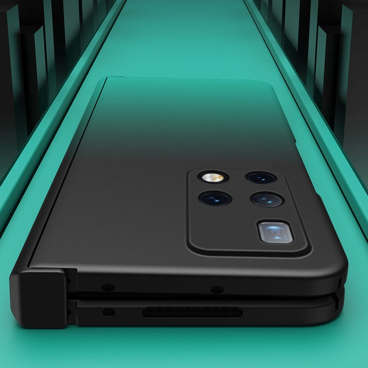 For Huawei Mate X2 Colorful Gradient Phone Case(Cyan) - Huawei Cases by buy2fix | Online Shopping UK | buy2fix