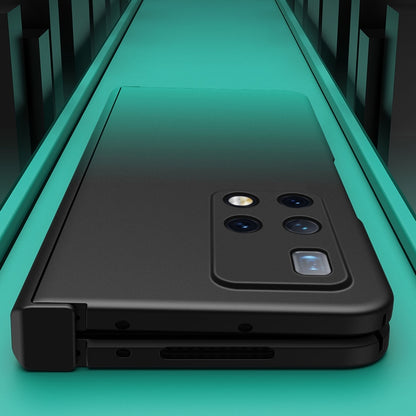 For Huawei Mate X2 Colorful Gradient Phone Case(Cyan) - Huawei Cases by buy2fix | Online Shopping UK | buy2fix