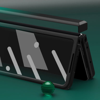 For Huawei Mate X2 Colorful Gradient Tempered Film Integrated Phone Case(Green) - Huawei Cases by buy2fix | Online Shopping UK | buy2fix
