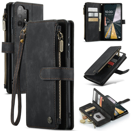 For Samsung Galaxy A13 4G/A13 5G/A04S/A04/M13 5G CaseMe C30 Multifunctional Phone Leather Case(Black) - Galaxy Phone Cases by CaseMe | Online Shopping UK | buy2fix
